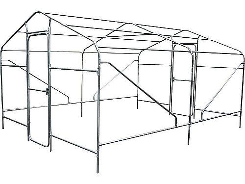GREENHOUSE STRUCTURE OF 2 SECTIONS
