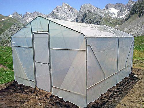 2 SECTION COMPLETE GREENHOUSE (WITH DECK)